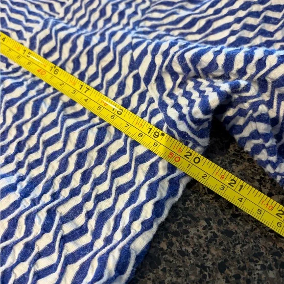 Habitat Blue and White Textured Top - Picture 6 of 6